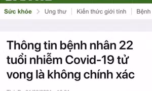 Đề nghị xử phạt báo Dân Trí vì đăng tin sai sự thật về dịch COVID-19