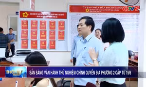 Kiểm tra các điều kiện để vận hành thử nghiệm chính quyền địa phương 2 cấp từ 15/6