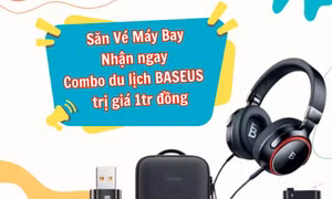Săn vé máy bay– Nhận ngay phụ kiện công nghệ cao cấp Baseus