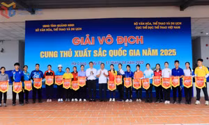 Khai mạc Giải VĐ Cung thủ xuất sắc quốc gia 2025 tại Quảng Ninh
