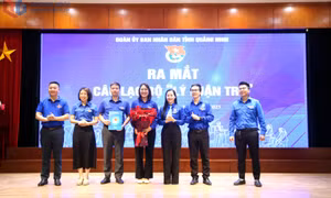 Công bố các Quyết định thành lập các cơ sở Đoàn thuộc diện sáp nhập, hợp nhất, thành lập mới