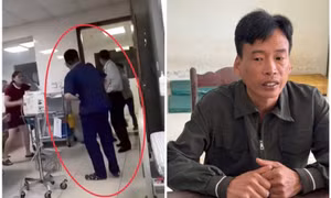 Công an làm việc người đàn ông đá vào bụng điều dưỡng ở Phú Thọ