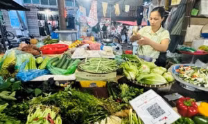 Giá thực phẩm tăng cao, người dân bấm bụng chi tiêu