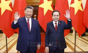 Chủ tịch Quốc hội Trần Thanh Mẫn hội kiến Tổng Bí thư, Chủ tịch nước Trung Quốc Tập Cận Bình