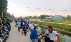 Phát hiện thi thể 2 mẹ con dưới kênh Phú Ninh ở Quảng Nam