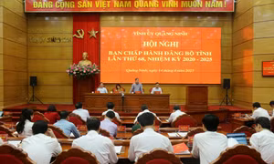 Ban Chấp hành Đảng bộ tỉnh cho ý kiến phương án sắp xếp đơn vị hành chính cấp xã