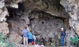 Phát hiện nhiều bộ xương và hộp sọ trong hang đá ở Nghệ An
