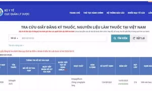 Bộ Y tế hướng dẫn cách tra cứu thuốc được cấp phép lưu hành 