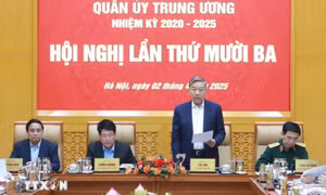 Tổng Bí thư chủ trì Hội nghị Quân ủy Trung ương về tổ chức quân sự địa phương