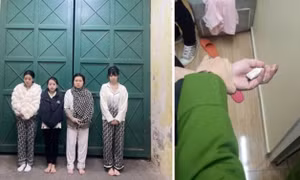 Bắt quả tang 4 nữ quái mở tiệc ma túy tại gia ở Hải Phòng
