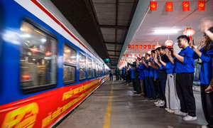 Sắp khởi chạy toa tàu mới mừng đại lễ 30/4