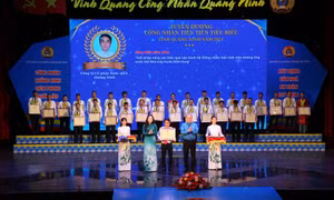 Tuyên dương 50 gương mặt “Công nhân tiên tiến tiêu biểu”