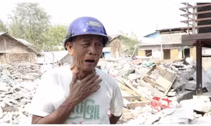 Học sinh trường mẫu giáo bị vùi lấp trong động đất Myanmar