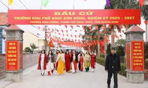 Tưng bừng ngày hội “Dân tin - Đảng cử” bầu trưởng thôn, bản khu phố