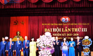 Đại hội Đảng bộ Trường Đào tạo cán bộ Nguyễn Văn Cừ lần thứ III, nhiệm kỳ 2025-2030