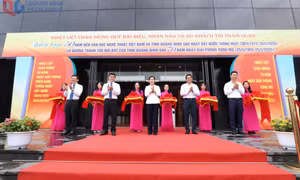 Triển lãm về thành tựu 50 năm nền VHNT và 70 năm Giải phóng Vùng mỏ