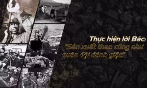 Thực hiện lời Bác "Sản xuất than cũng như quân đội đánh giặc"
