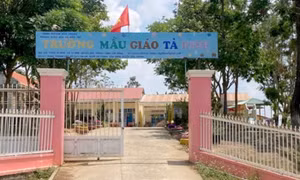 Xích đu đổ đè tử vong một học sinh mầm non ở Lâm Đồng