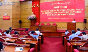 Hội nghị báo cáo viên cấp tỉnh tháng 4/2025