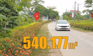 540.177 m2 - là diện tích đất mà nhân dân toàn tỉnh đã hiến để xây dựng NTM từ năm 2015 đến nay