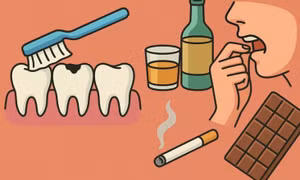 6 thói quen làm hại răng miệng bạn nên tránh