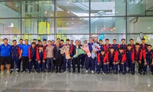 U17 Việt Nam về nước sau giải U17 châu Á 2025