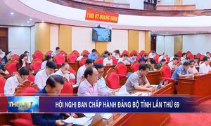 Hội nghị Ban Chấp hành Đảng bộ tỉnh lần thứ 69