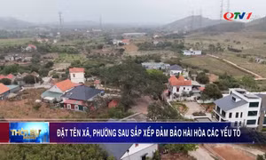 Đặt tên xã, phường sau sắp xếp đảm bảo hài hòa các yếu tố