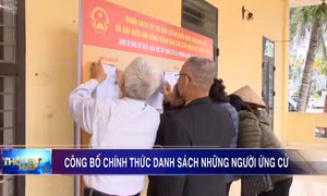 Công bố chính thức danh sách những người ứng cử