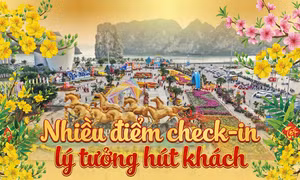 Nhiều điểm check-in lý tưởng hút khách