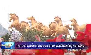 Tích cực chuẩn bị cho Đại lộ hoa và công nghệ ánh sáng