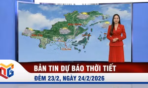 Dự báo thời tiết đêm 23, ngày 24/2/2026