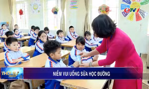 Niềm vui uống sữa học đường
