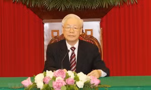 Tổng Bí thư Nguyễn Phú Trọng gửi điện chúc mừng Chủ tịch Đảng Dân chủ Tự do Nhật Bản