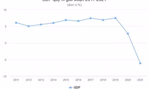 GDP quý III tăng trưởng âm 6,17%