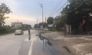 Đầu tư hệ thống thoát nước hai bên QL18 đoạn qua phường Yên Thọ 