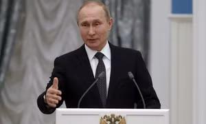 Tổng thống Putin cảm ơn người dân sau chiến thắng của đảng cầm quyền