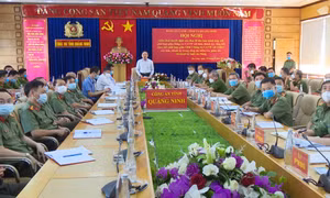 Phối hợp kiểm tra, giám sát xây dựng Đảng, xây dựng lực lượng CAND trong sạch, vững mạnh