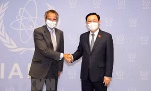 Chủ tịch Quốc hội Vương Đình Huệ gặp Tổng Giám đốc IAEA