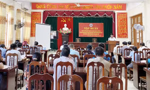 Tập huấn nâng cao nhận thức cộng đồng về quản lý rủi ro thiên tai