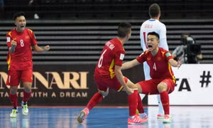 Futsal Việt Nam lặp lại lịch sử, lọt vào vòng 1/8 Futsal World Cup