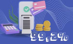 99,2% - là tỷ lệ số thu NSNN gồm thuế, phí, lệ phí của tỉnh được thực hiện không dùng tiền mặt