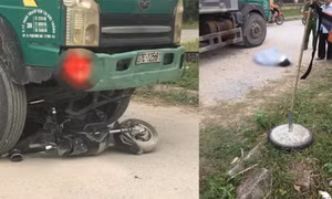 Hưng Yên: Va chạm với xe tải tại ngã ba, nam sinh lớp 9 tử vong