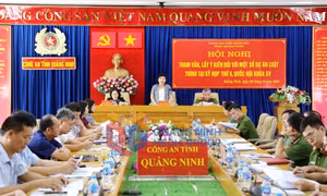 Đoàn ĐBQH tỉnh lấy ý kiến đối với một số dự án luật trình tại Kỳ họp thứ 6, Quốc hội khóa XV, tháng 10-2023