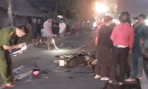 Hai xe máy tông nhau, 1 người tử vong, 1 người bị thương