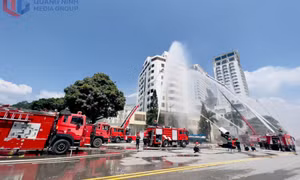  Kinh nghiệm từ diễn tập phương án chữa cháy và tìm kiếm CNCH quy mô lớn