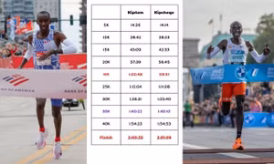 Kiptum muốn so tài với Kipchoge