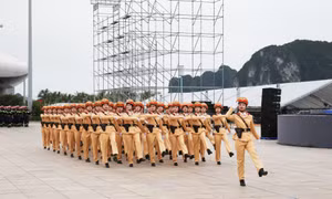 Lãnh đạo tỉnh kiểm tra diễn tập diễu hành chuẩn bị cho lễ kỷ niệm 60 năm Ngày thành lập tỉnh