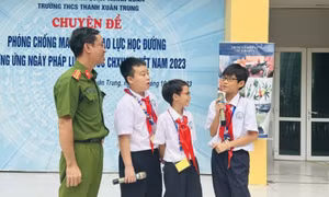 Hơn 1.800 học sinh được tập huấn kỹ năng về phòng chống ma túy và bắt nạt học đường
