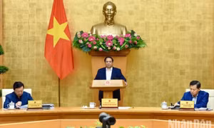 Thủ tướng Phạm Minh Chính chủ trì Phiên họp Chính phủ chuyên đề xây dựng pháp luật tháng 3/2024